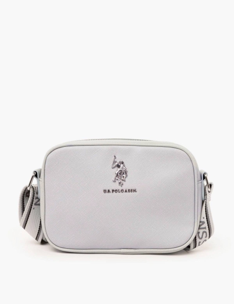 Жіноча сумка кроссбоді US Polo Assn з логотипом 1159822579 (Сірий One size)