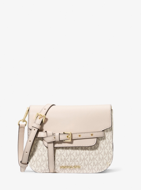 Женская сумка кроссбоди Michael Kors с принтом 1159823498 (Молочный One size)
