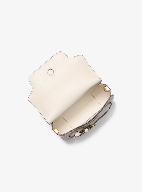 Женская сумка кроссбоди Michael Kors с принтом 1159823498 (Молочный One size)