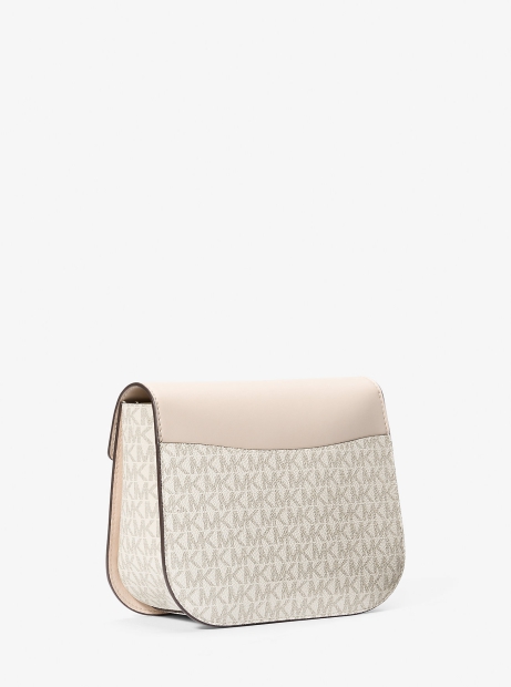Женская сумка кроссбоди Michael Kors с принтом 1159823498 (Молочный One size)