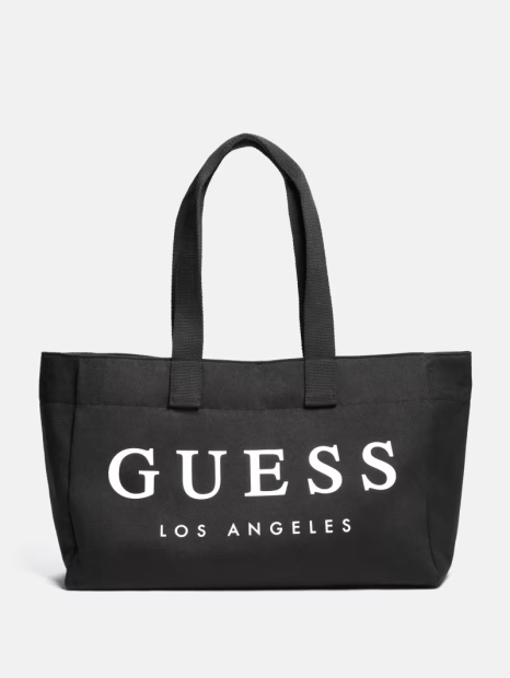 Жіноча сумка шопер GUESS з логотипом 1159825839 (Чорний One size)