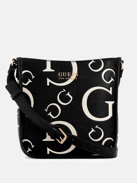 Сумка через плече Guess з логотипом 1159827252 (Чорний One size)