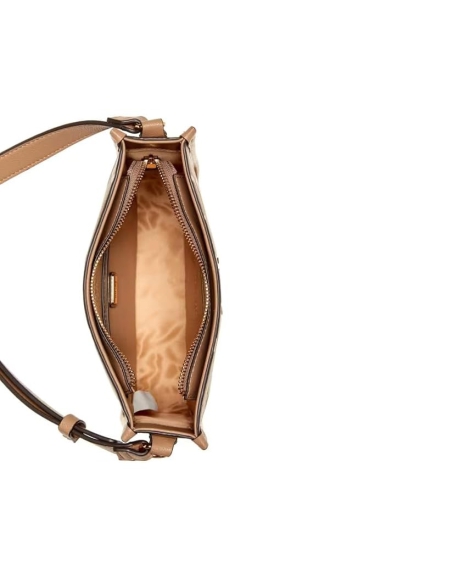 Женская сумочка Guess через плечо с логотипом 1159829521 (Бежевый One size)