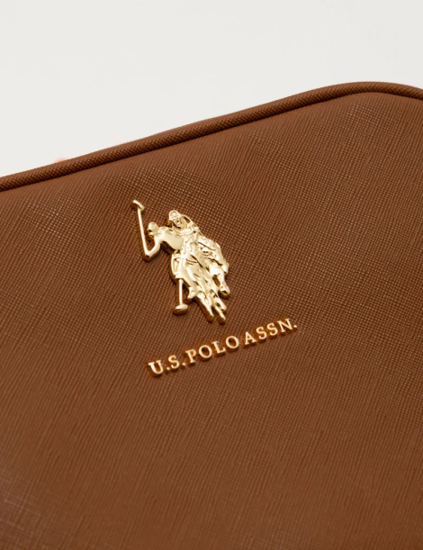 Женская сумка кроссбоди U.S. Polo Assn с логотипом 1159830929 (Коричневый One size)