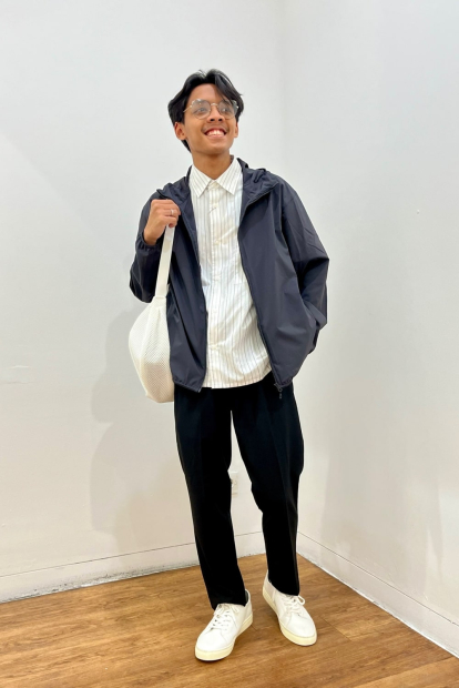 Сумка в сеточку от UNIQLO через плечо 1159831138 (Белый One size)