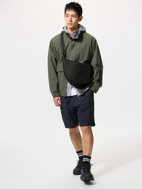 Сумка в сеточку от UNIQLO через плечо 1159831139 (Черный One size)