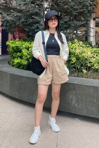 Сумка в сеточку от UNIQLO через плечо 1159831139 (Черный One size)
