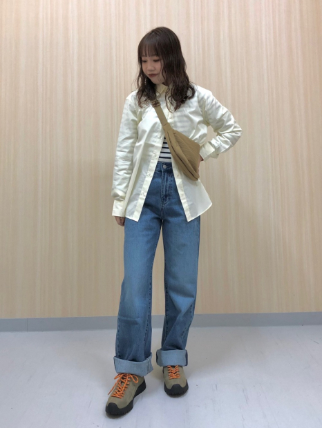Сумка UNIQLO через плечо 1159831646 (Бежевый One size)