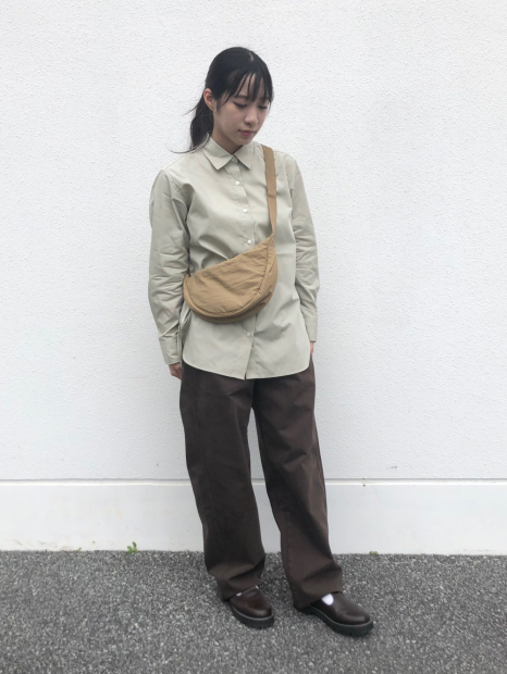 Сумка UNIQLO через плечо 1159831646 (Бежевый One size)