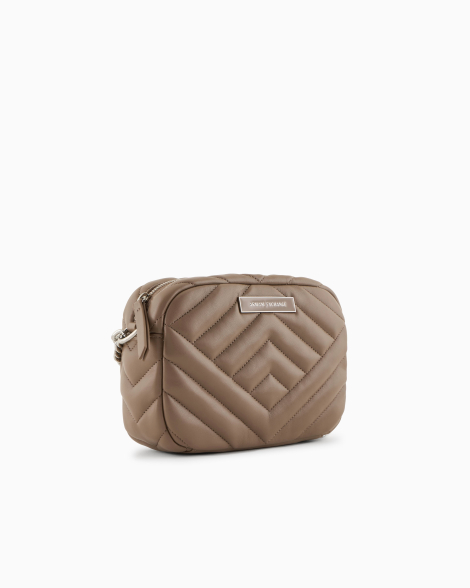 Женская сумка Armani Exchange кроссбоди 1159831839 (Бежевый One size)