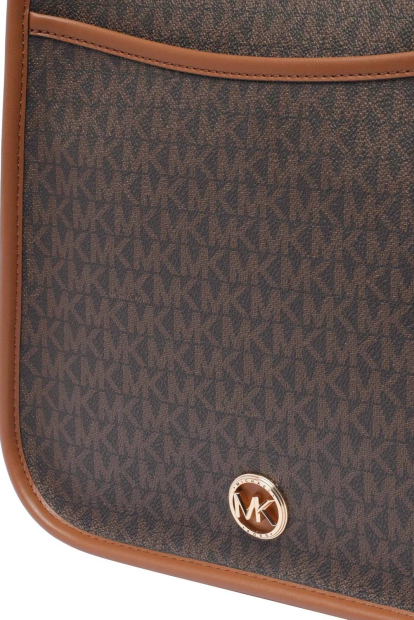 Женская сумка кроссбоди Michael Kors с принтом 1159832147 (Коричневый One size)