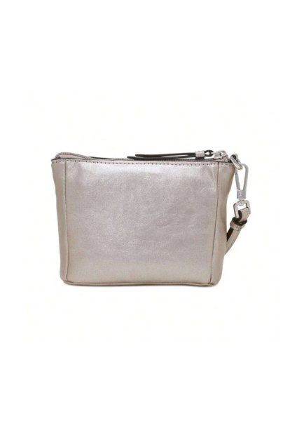 Женская сумка кроссбоди Calvin Klein с косметичкой 1159832204 (Серебристый One Size)