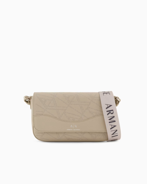 Жіноча сумка через плече Armani Exchange 1159832528 (Бежевий One size)