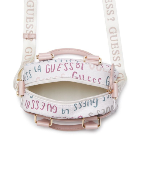 Сумка через плечо с широким ремешком Guess 1159832595 (Молочный One size)