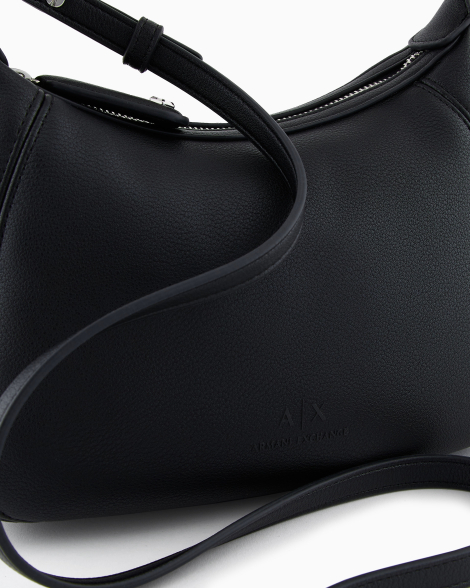 Женская сумка-хобо Armani Exchange 1159833120 (Черный One size)
