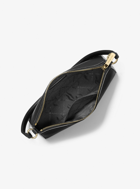 Женская сумка на плечо Michael Kors из натуральной кожи с картхолдером 1159833623 (Черный One size)