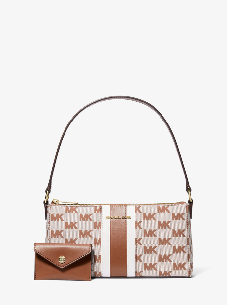 Женская сумка на плечо Michael Kors с картхолдером 1159833629 (Коричневый One size)