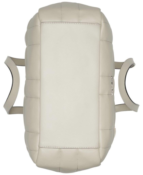 Стеганая сумка Calvin Klein с отделкой из шерпы 1159834889 (Серый One size)