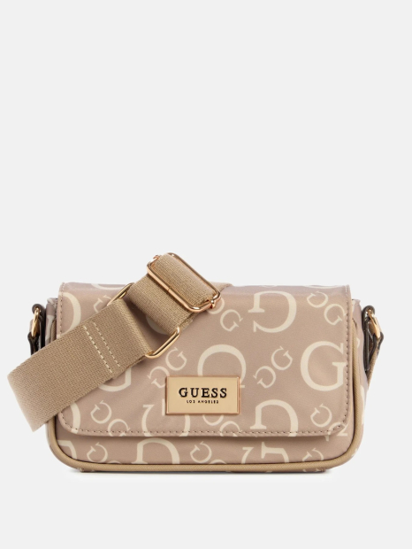 Сумка через плечо Guess с логотипом 1159834937 (Бежевый One size)