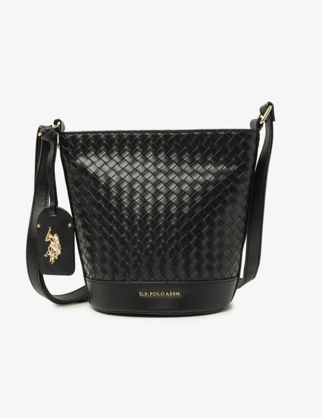 Женская сумка через плечо U.S. Polo Assn 1159835463 (Черный One size)