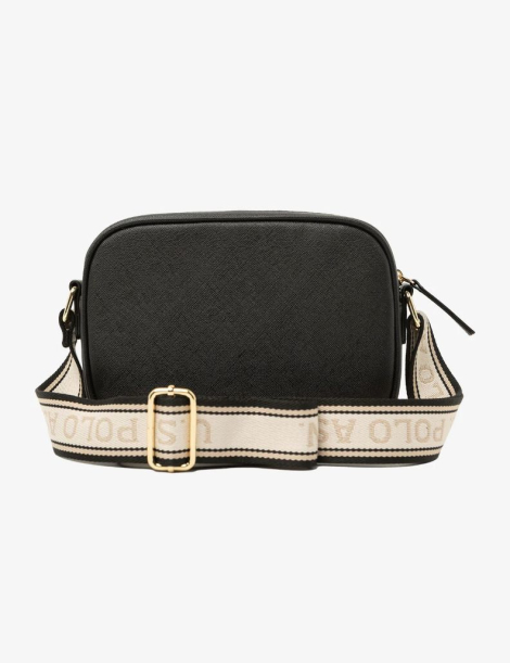 Женская сумка кроссбоди U.S. Polo Assn с логотипом 1159835471 (Черный One size)