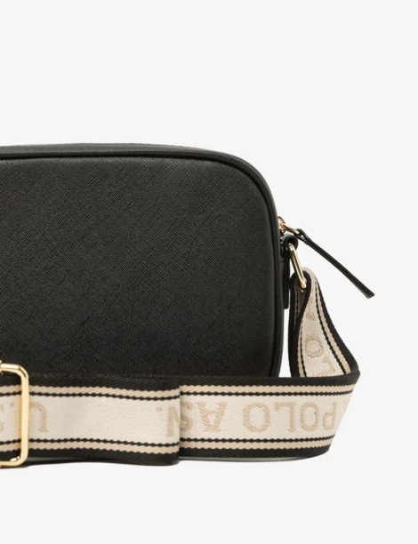 Женская сумка кроссбоди U.S. Polo Assn с логотипом 1159835471 (Черный One size)