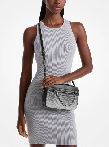 Женская сумка кроссбоди Michael Kors с принтом 1159835644 (Черный One size)