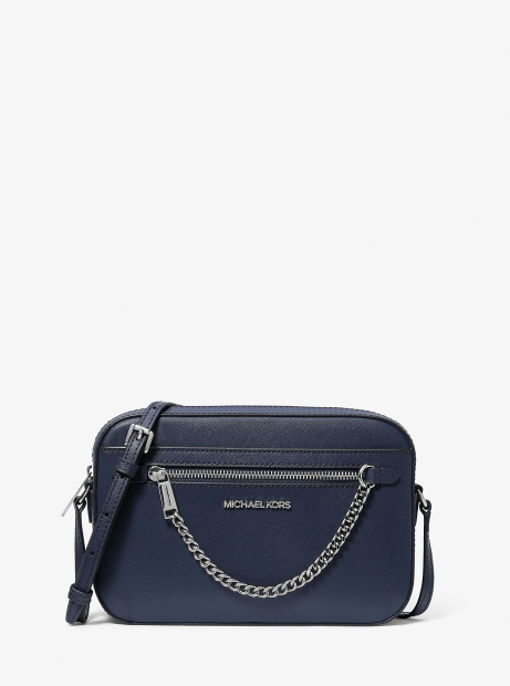 Женская сумка кроссбоди Michael Kors из сафьяновой кожи 1159835662 (Синий One size)