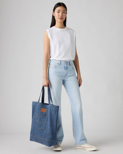 Сумка-шоппер Levi's джинс 1159837893 (Синий One size)