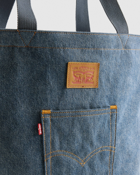 Сумка-шоппер Levi's джинс 1159837893 (Синий One size)