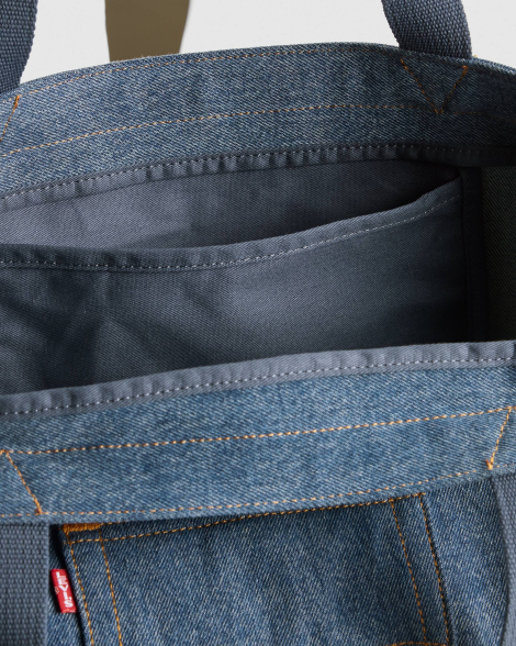 Сумка-шоппер Levi's джинс 1159837893 (Синий One size)