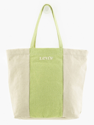 Сумка-шоппер Levi's с затяжкой 1159765540 (Молочный/Салатовый, One size)