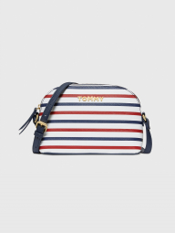 Женская сумка Tommy Hilfiger в полоску 1159765978 (Белый/Синий/Красный, One Size)