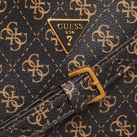 Жіноча сумочка Guess на кнопці з логотипом із довгою ручкою оригінал