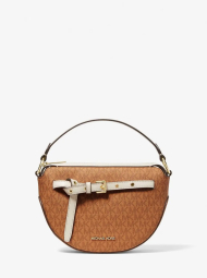 Стильная женская сумочка Michael Kors с логотипом 1159771525 (Коричневый, One size)