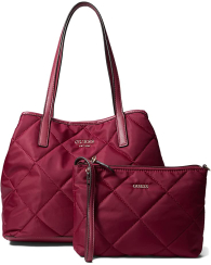 Женская сумочка Guess стеганая с логотипом 1159772914 (Бордовый, One size)