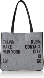 Женская сумка тоут Calvin Klein на кнопке 1159775334 (Синий, One Size)