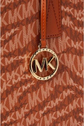 Женская сумка тоут Michael Kors на молнии 1159775593 (Оранжевый, One size)