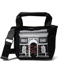 Женская сумка кроссбоди Karl Lagerfeld Paris с принтом 1159775596 (Черный, One size)