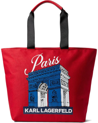 Женская сумка Karl Lagerfeld Paris с принтом 1159775765 (Красный, One size)