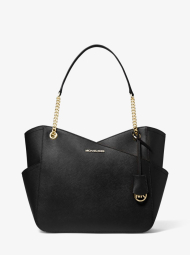 Женская большая кожаная сумка Michael Kors 1159781964 (Черный, One size)