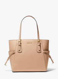 Женская кожаная сумка тоут Michael Kors с логотипом 1159785310 (Бежевый, One size)