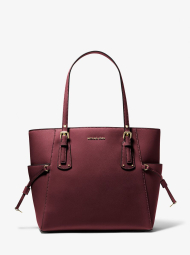 Женская кожаная сумка тоут Michael Kors с логотипом 1159790245 (Бордовый, One size)