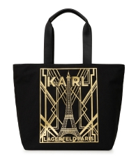 Женская сумка Karl Lagerfeld Paris с принтом 1159794160 (Черный, One size)
