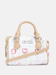 Сумка міні-кросбоді Guess з логотипом 1159799118 (Білий, One size)