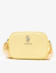 Женская сумка кроссбоди U.S. Polo Assn с логотипом 1159800968 (Желтый, One size)