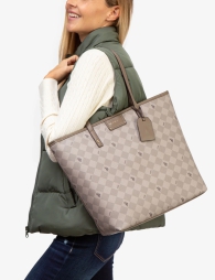 Женская сумка тоут U.S. Polo Assn с принтом 1159801015 (Серый, One size)
