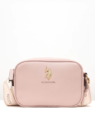 Женская сумка кроссбоди U.S. Polo Assn с логотипом 1159802365 (Розовый, One size)