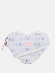 Детская мини сумочка кроссбоди Guess в форме сердца 1159804330 (Белый, One size)