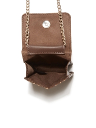 Маленькая сумка-кроссбоди Guess с принтом 1159805199 (Коричневый, One size)